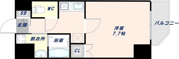 Siete布施駅前の物件間取画像